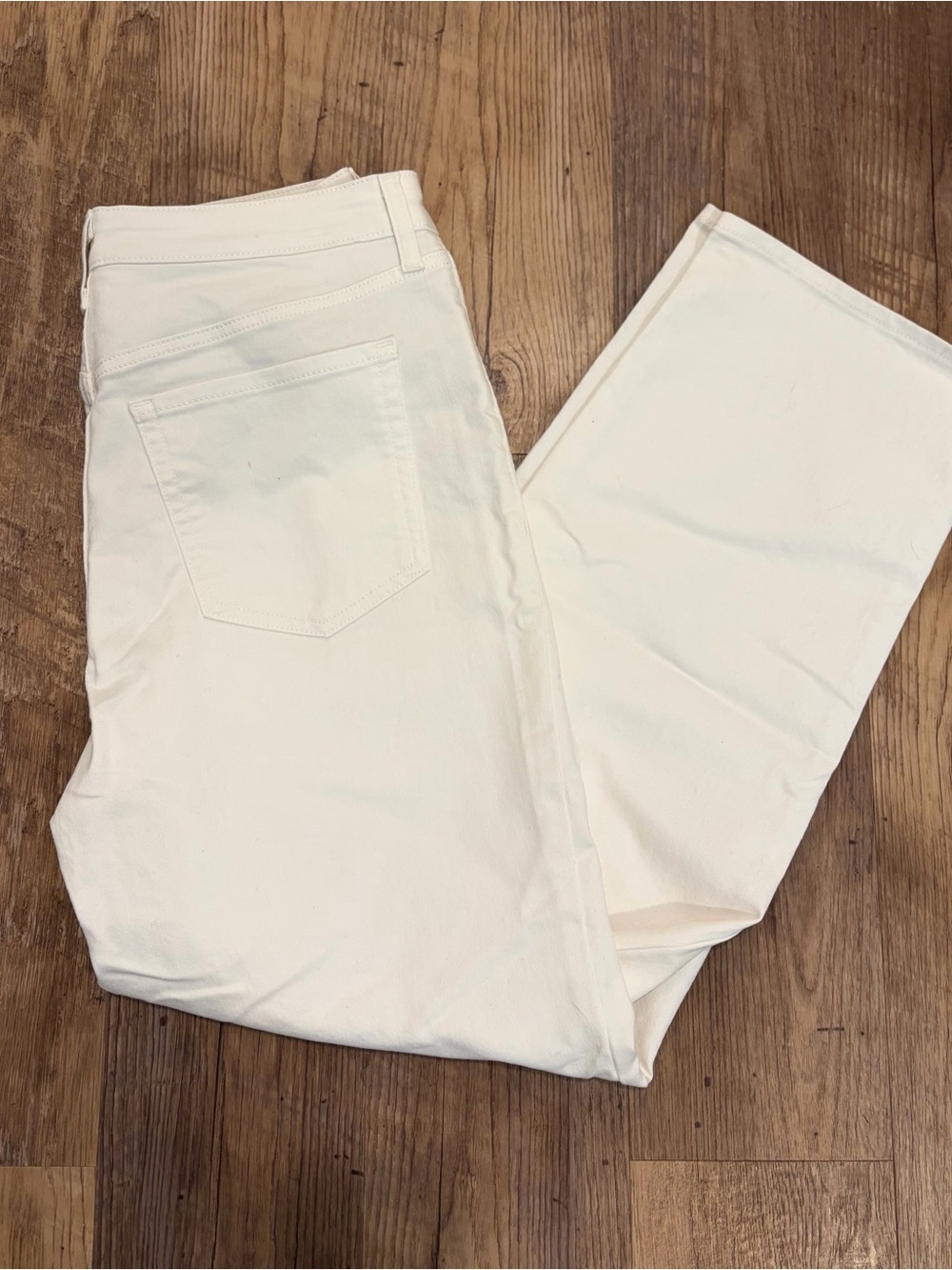Old Navy Women's White Wow Loose High Rise Jeans